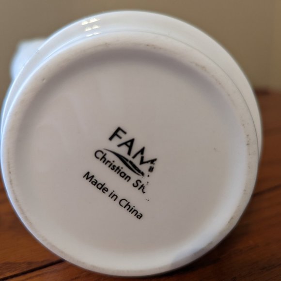 Trust in the Lord Black & White Teapot/Coffee Pot Proverbs 3:5 Pitcher - Picture 12 of 12